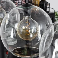 hofstein Suspension Verre 30 cm Koyoto Clair, 4 lumières