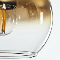 hofstein Suspension Verre 15 cm Koyoto Or, Clair, 1 lumière