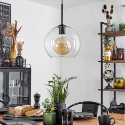 hofstein Suspension Verre 25 cm Koyoto Clair, 1 lumière