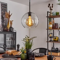 hofstein Suspension Verre 25 cm Koyoto Clair, 1 lumière