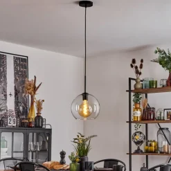 hofstein Suspension Verre 25 cm Koyoto Clair, 1 lumière