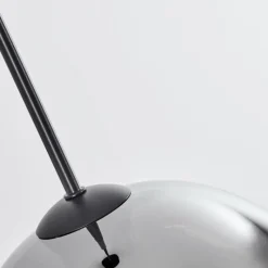 Suspension Verre Fumé-hofstein Suspension Verre 25 cm Koyoto Chrome, Fumé, 1 lumière