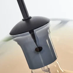 hofstein Suspension Verre 25 cm Koyoto Ambre, 1 lumière