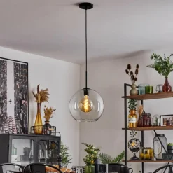 hofstein Suspension Verre 30 cm Koyoto Clair, 1 lumière