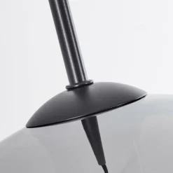 Suspension Verre Fumé-hofstein Suspension Verre 30 cm Koyoto Chrome, Clair, Fumé, 1 lumière