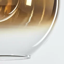 hofstein Suspension Verre 30 cm Koyoto Or, Clair, 1 lumière