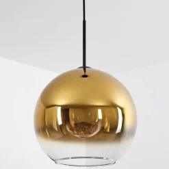 hofstein Suspension Verre 30 cm Koyoto Or, Clair, 1 lumière