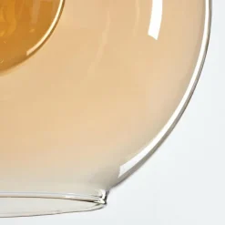 hofstein Suspension Verre 30 cm Koyoto Ambre, 1 lumière