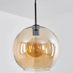 hofstein Suspension Verre 30 cm Koyoto Ambre, 1 lumière