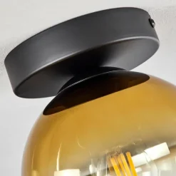 hofstein Suspension Verre 15 cm Koyoto Or, Clair, 1 lumière