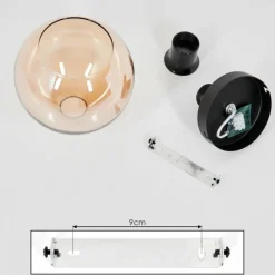 hofstein Suspension Verre 15 cm Koyoto Ambre, 1 lumière