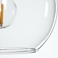 hofstein Suspension Verre 15 cm Koyoto Clair, 3 lumières