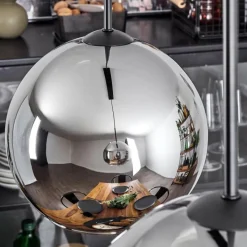 Suspension Verre Fumé-hofstein Suspension Verre 25 cm Koyoto Chrome, Fumé, 2 lumières