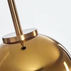 hofstein Suspension Verre 15 cm Koyoto Or, Noir, 1 lumière