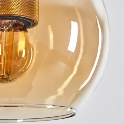 hofstein Suspension Verre 15 cm Koyoto Or, Noir, 1 lumière