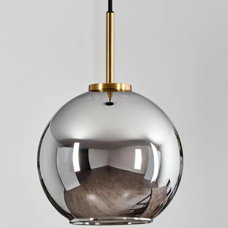 hofstein Suspension Verre 20 cm Koyoto Or, Noir, 1 lumière