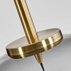 Suspension Verre Fumé-hofstein Suspension Verre 25 cm Koyoto Vieux laiton, 1 lumière