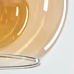 hofstein Suspension Verre 25 cm Koyoto Vieux laiton, 1 lumière