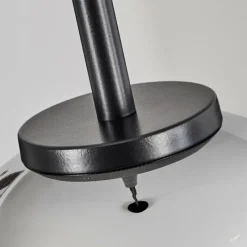 hofstein Suspension Verre 15 cm Koyoto Acier inoxydable, Noir, 1 lumière