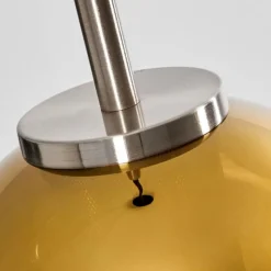 hofstein Suspension Verre 15 cm Koyoto Noir, Argenté, 1 lumière