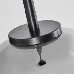 Suspension Verre Fumé-hofstein Suspension Verre 20 cm Koyoto Acier inoxydable, Noir, 1 lumière