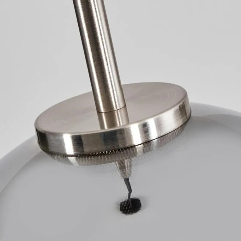 Suspension Verre Fumé-hofstein Suspension Verre 20 cm Koyoto Noir, Argenté, 1 lumière