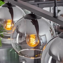 Suspension Verre Fumé-hofstein Suspension Verre 15 cm Koyoto Fumé, 3 lumières