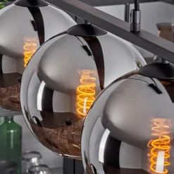 Suspension Verre Fumé-hofstein Suspension Verre 20 cm Koyoto Fumé, 3 lumières