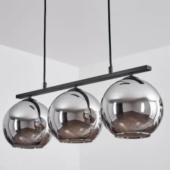 Suspension Verre Fumé-hofstein Suspension Verre 20 cm Koyoto Fumé, 3 lumières