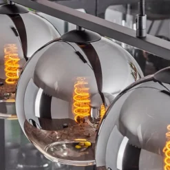 Suspension Verre Fumé-hofstein Suspension Verre 20 cm Koyoto Fumé, 3 lumières