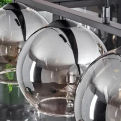 Suspension Verre Fumé-hofstein Suspension Verre 20 cm Koyoto Fumé, 3 lumières