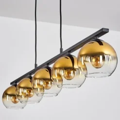 hofstein Suspension Verre 15 cm Koyoto, 5 lumières