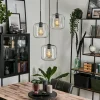 hofstein Suspension Verre 20cm Lauden Clair, 3 lumières