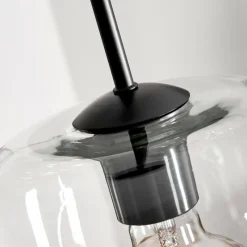 hofstein Suspension Verre 20cm Lauden Clair, 3 lumières