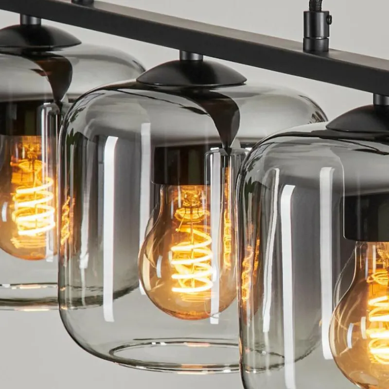 Suspension Verre Fumé-hofstein Suspension Verre 15cm Lauden Fumé, 3 lumières