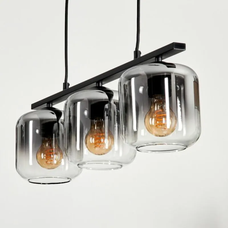Suspension Verre Fumé-hofstein Suspension Verre 15cm Lauden Fumé, 3 lumières