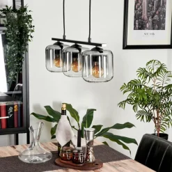 Suspension Verre Fumé-hofstein Suspension Verre 15cm Lauden Fumé, 3 lumières