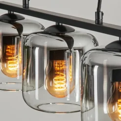 Suspension Verre Fumé-hofstein Suspension Verre 15cm Lauden Fumé, 3 lumières