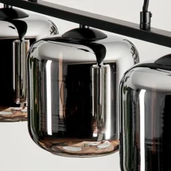 Suspension Verre Fumé-hofstein Suspension Verre 15cm Lauden Fumé, 3 lumières