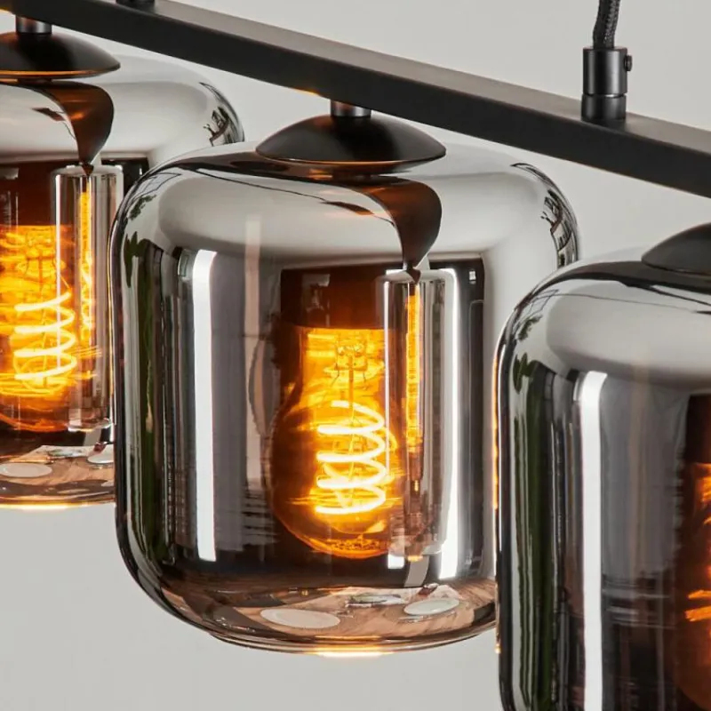 Suspension Verre Fumé-hofstein Suspension Verre 15cm Lauden Fumé, 3 lumières