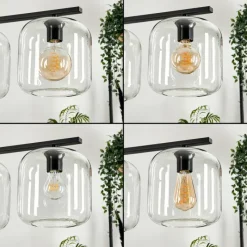 hofstein Suspension Verre 20cm Lauden Clair, 4 lumières