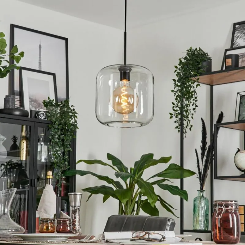 hofstein Suspension Verre 25cm Lauden Clair, 1 lumière