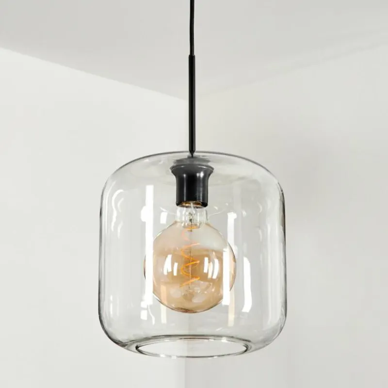 hofstein Suspension Verre 25cm Lauden Clair, 1 lumière