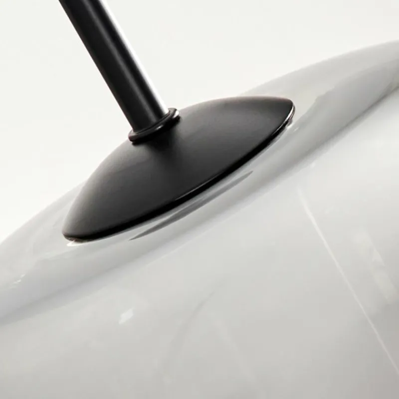 hofstein Suspension Verre 20cm Lauden Chrome, Clair, Fumé, 1 lumière