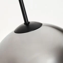 Suspension Verre Fumé-hofstein Suspension Verre 20cm Vevino Chrome, Fumé, 3 lumières