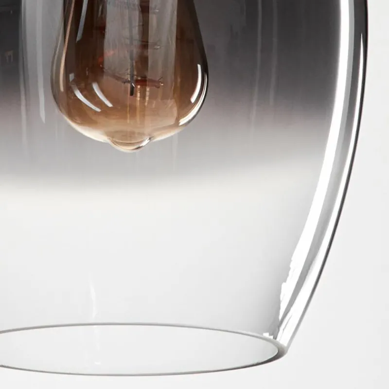 Suspension Verre Fumé-hofstein Suspension Verre 20cm Vevino Clair, Fumé, 3 lumières