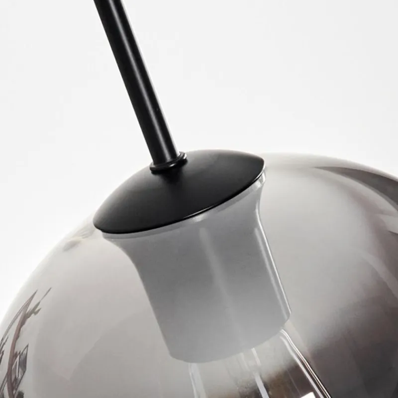 Suspension Verre Fumé-hofstein Suspension Verre 20cm Vevino Clair, Fumé, 3 lumières