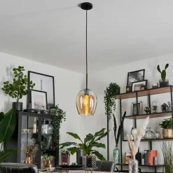 hofstein Suspension Verre 20cm Vevino Ambre, 1 lumière
