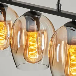 hofstein Suspension Verre 15cm Vevino Clair, 3 lumières