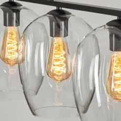 hofstein Suspension Verre 20cm Vevino Clair, 4 lumières